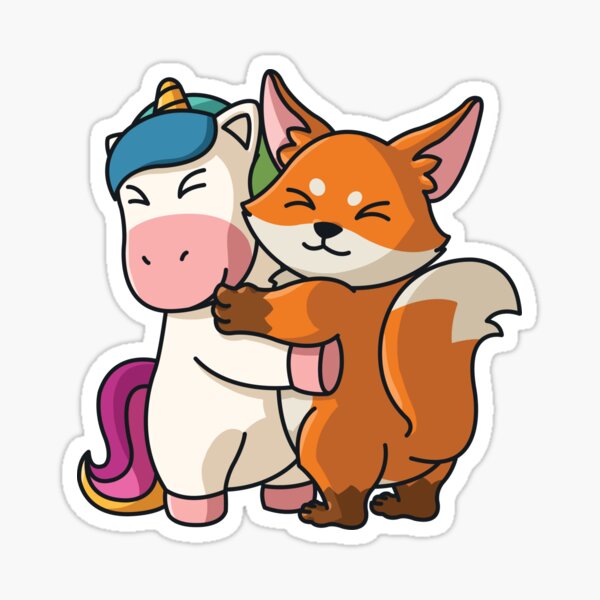 Artikel-Vorschau von Einhorn Fuchs Liebe niedliche Tiere knuddeln, designt und verkauft von 123428094.