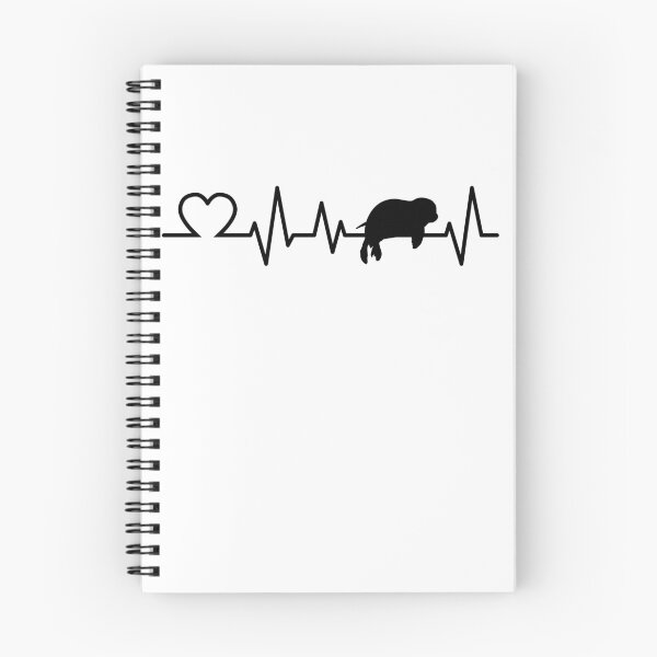 Item preview, Manatee heartbeat marine mammal gift designed and sold by madgrfx.
