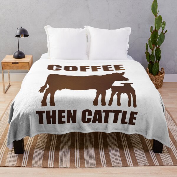 Item preview, Coffee then cattle - funny cow shirt for women. Best gift designed and sold by Titmit.