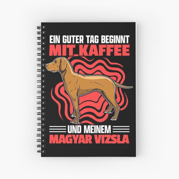 Item preview, Magyar Vizsla and coffee pointing dog saying designed and sold by madgrfx.