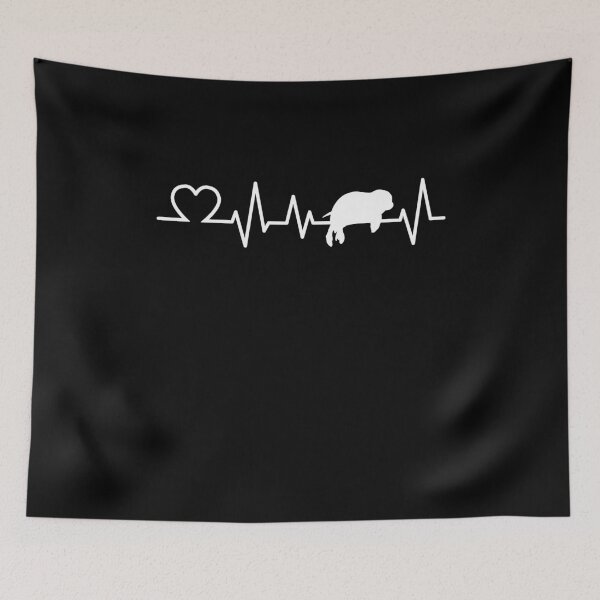 Item preview, Manatee heartbeat marine mammal gift designed and sold by madgrfx.