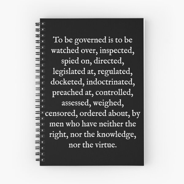 Item preview, To Be Governed is To Be... designed and sold by Good-Looking Corpse.