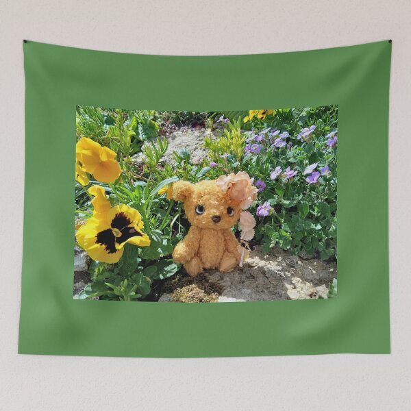 Item preview, Handmade bears from Teddy Bear Orphans - Oralie in the garden designed and sold by Teddy Bear Orphans .