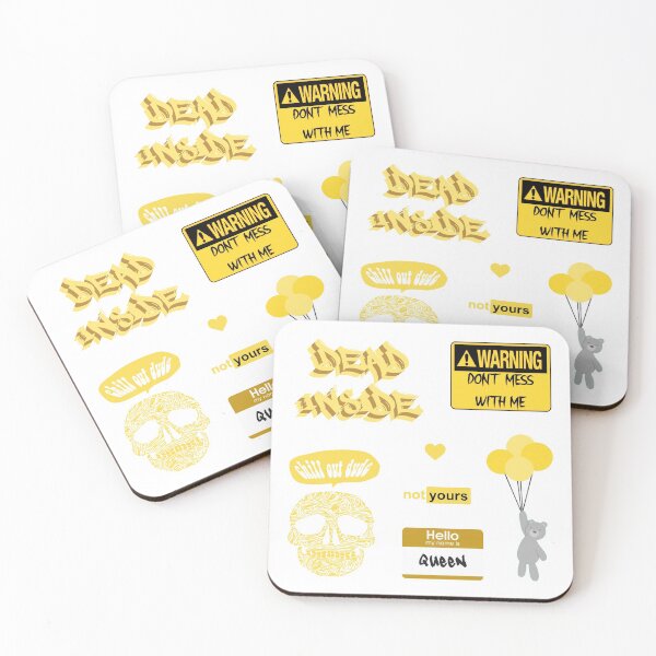 Artikelvorschau, Yellow Dead Inside Sortenpaket entworfen und verkauft von everything4eva.