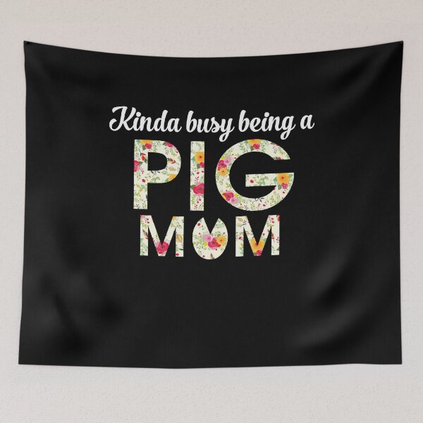Item preview, Kinda busy being a pig mom shirt, Cute pig awesome gift for women and girl love pig designed and sold by Titmit.