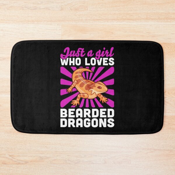 Item preview, Only a girl the bearded dragon loves lizard saying designed and sold by madgrfx.