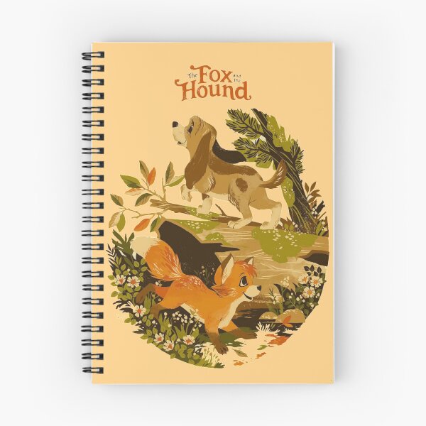 Item preview, Cartoon fox and hound cute merch designed and sold by Sovik Goswami.