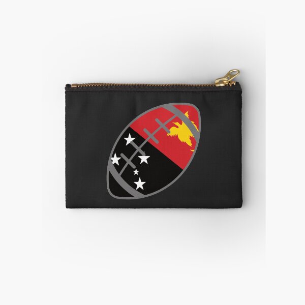 Item preview, Rugby Ball and Flag, PNG / Papua New Guinea  designed and sold by PNG-pikinini.