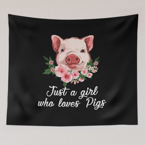 Artikelvorschau, Nur ein Mädchen, das Schweinehemd liebt. Schwein niedliches Geschenk für Frauen und Mädchen entworfen und verkauft von Titmit.
