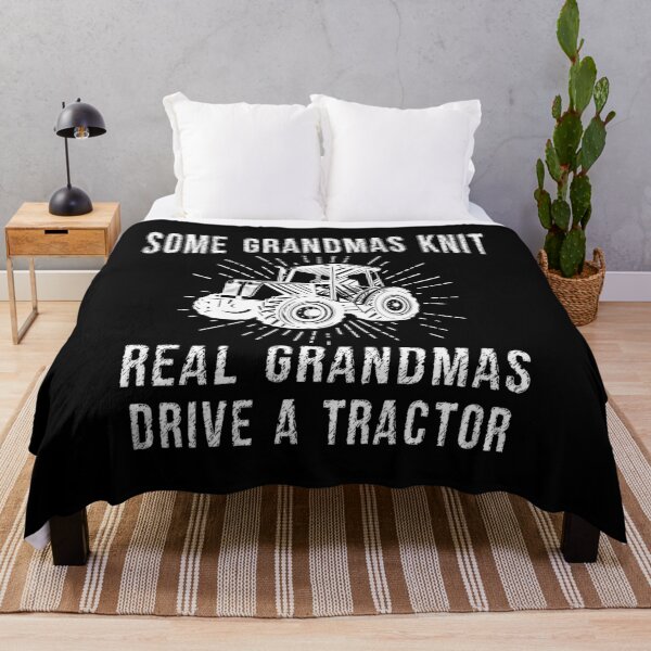 Item preview, Some grandmas knit real grandmas drive a tractor funny shirt. Tractor awesome gift for farmer designed and sold by Titmit.