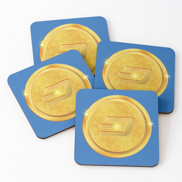 Item preview, Golden Dash Crypto Coin: Arizona Blue Mandala Cryptocurrency Art designed and sold by Art-PraveenRai.