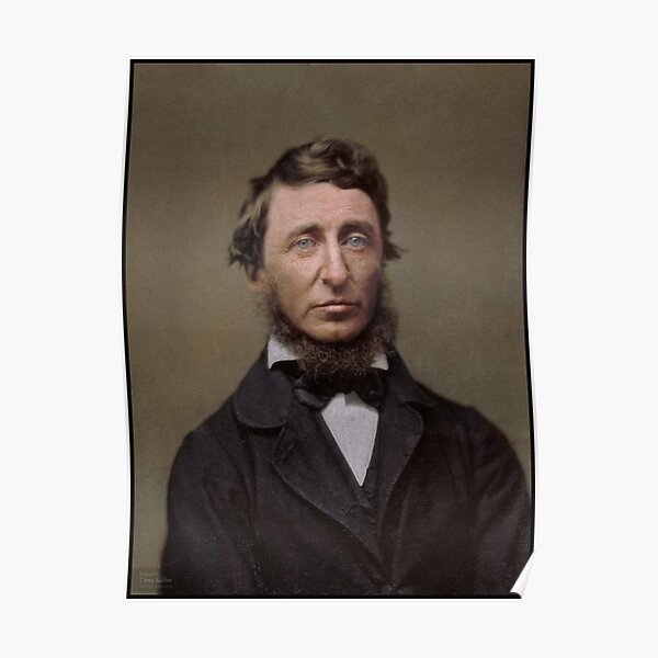 Henry David Thoreau, 1856 Poster