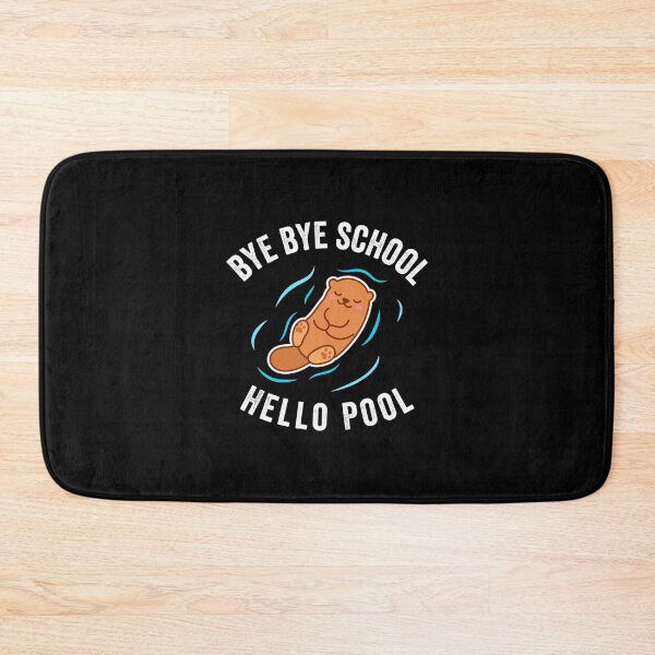Item preview, Bye Bye School Hello Pool Otter Cute Kawaii Gift For Fans, For Men and Women designed and sold by KlausHenrich.