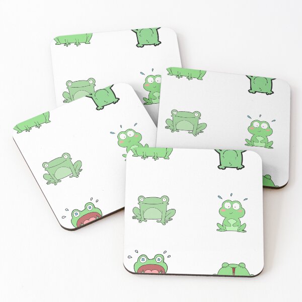 Item preview, 6 set of aesthetic frog pack designed and sold by vashumaso.