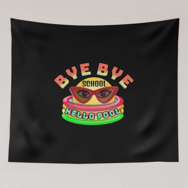 Item preview, Bye Bye School Hello Pool Sticker Gift For Fans, For Men and Women designed and sold by KlausHenrich.