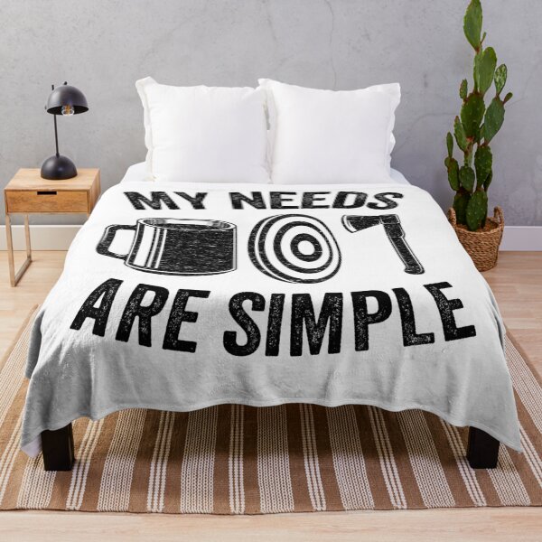 Item preview, My Needs Are Simple Axe Throwing Coffee Gift Funny designed and sold by Stronzi.