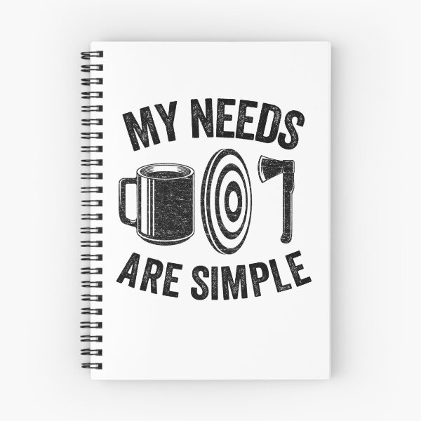Item preview, My Needs Are Simple Axe Throwing Coffee Gift Funny designed and sold by Stronzi.