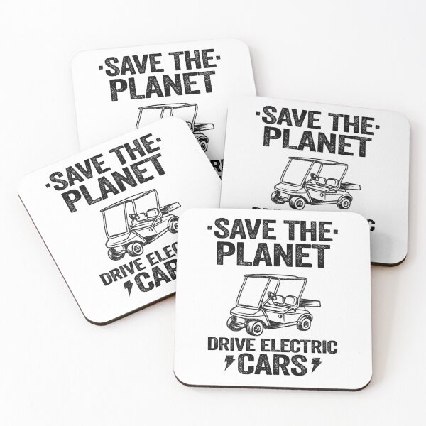 Item preview, Save The Planet Drive Electric Cars Golf Cart Golf designed and sold by Stronzi.