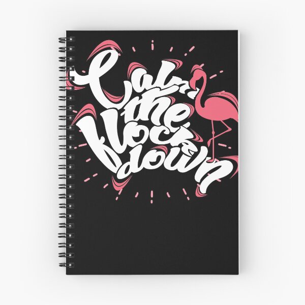 Item preview, Calm the flock down - Funny Flamingo designed and sold by shirtbubble.