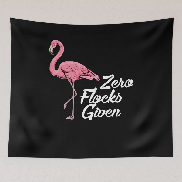 Item preview, Zero flocks given - Funny Flamingo  designed and sold by shirtbubble.