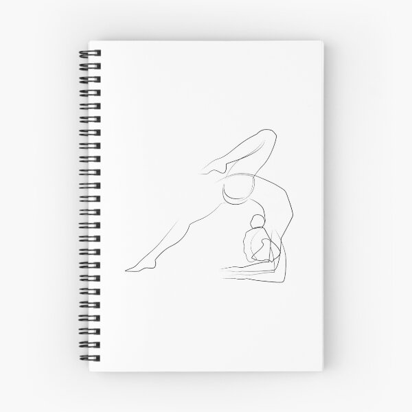 Item preview, Yoga Woman | One Line Art | Minimal Art | One Line Artist | Yoga One Line Art designed and sold by One-Line-Artist.