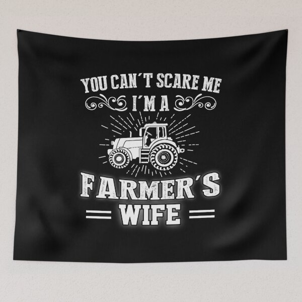 Item preview, You can't scare me i'm a farmer's wife funny shirt, Awesome gift for Farmer wife designed and sold by Titmit.
