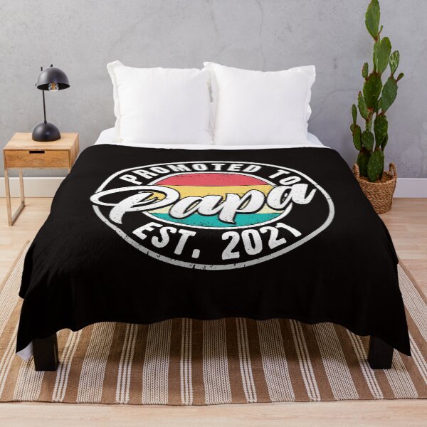 Item preview, Promoted To Papa 2021 retro vintage new dad gift designed and sold by Majesticoo.