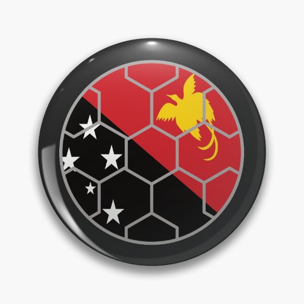 Item preview, Football Ball with Papua New Guinea Flag designed and sold by PNG-pikinini.