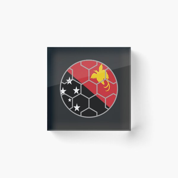 Item preview, Football Ball with Papua New Guinea Flag designed and sold by PNG-pikinini.