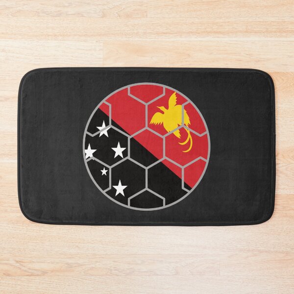 Item preview, Football Ball with Papua New Guinea Flag designed and sold by PNG-pikinini.