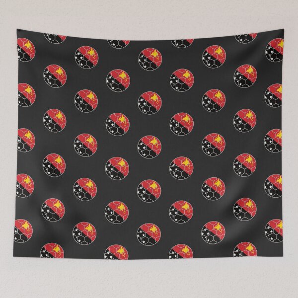 Item preview, Football Ball with Papua New Guinea Flag designed and sold by PNG-pikinini.