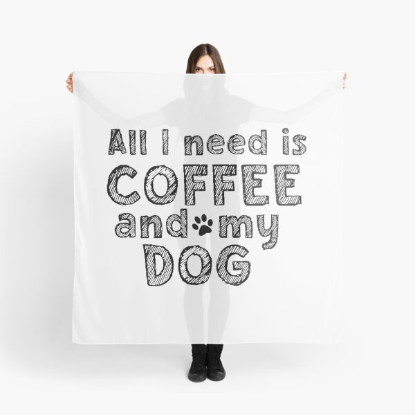 Item preview, All i need is coffee and my dog designed and sold by Mandala & More.