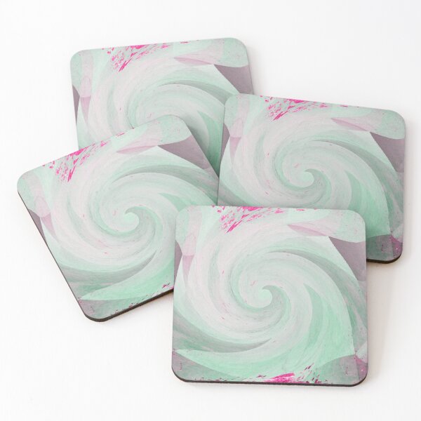 Item preview, Mint Green Crystal Ocean Wave designed and sold by geodeart.