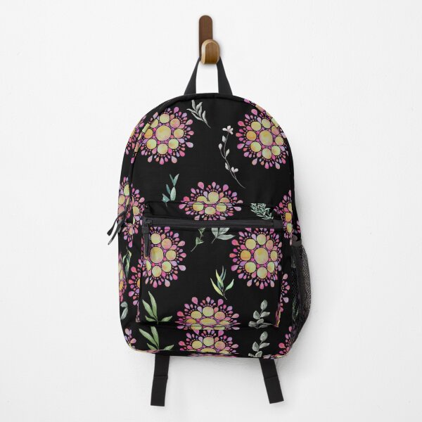 Item preview, Watercolor Mandala Pattern paired with Delicate Botanicals designed and sold by MyQueendom.