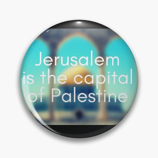 Item preview, Jerusalem is the Capital of Palestine designed and sold by StabbyCat.