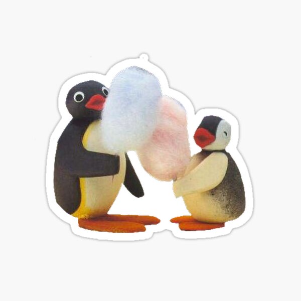 Vista previa del artículo con la obra «pingu de algodón de azúcar», diseñado y vendido por Multiminjae.