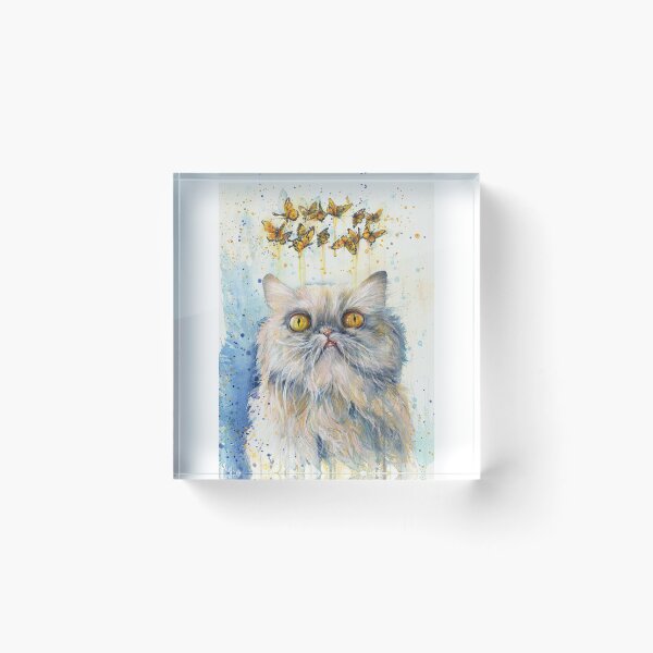 Item preview, Persian cat whit Butterfly designed and sold by zanbo.