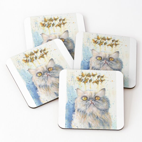 Item preview, Persian cat whit Butterfly designed and sold by zanbo.