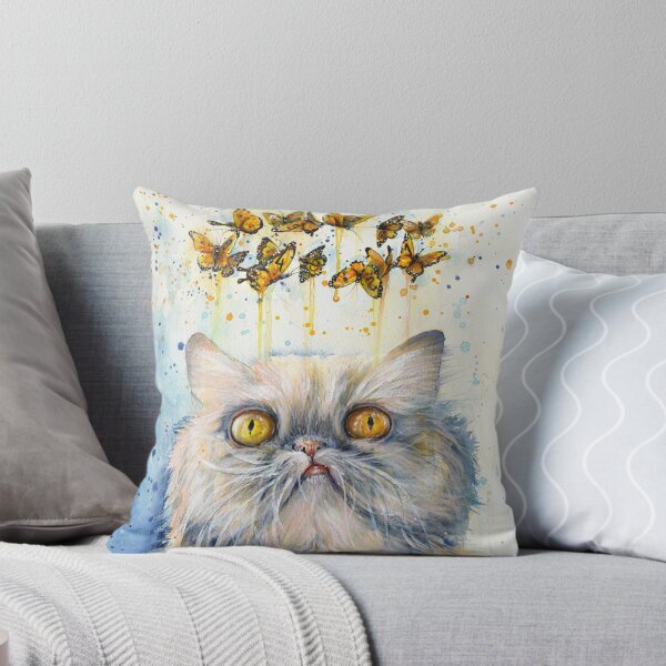 Item preview, Persian cat whit Butterfly designed and sold by zanbo.