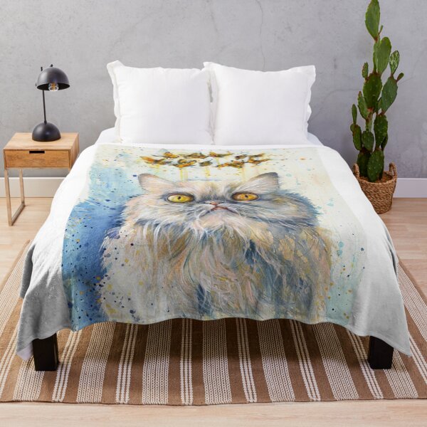 Item preview, Persian cat whit Butterfly designed and sold by zanbo.