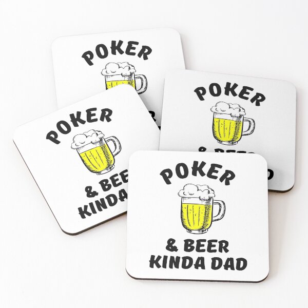 Item preview, Poker & beer kinda dad designed and sold by TheGreenGoat.