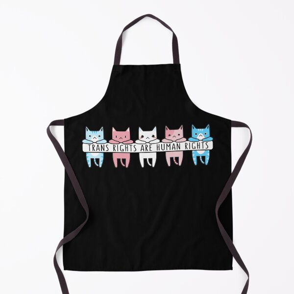 Item preview, Transgender Flag Color Cats: Trans Rights Are Human Rights designed and sold by Happy Puppy Print On Demand.