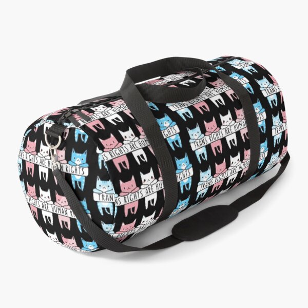 Item preview, Transgender Flag Color Cats: Trans Rights Are Human Rights designed and sold by Happy Puppy Print On Demand.
