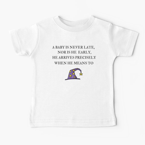 Item preview, A Baby Is Never Late designed and sold by TheMinnie.
