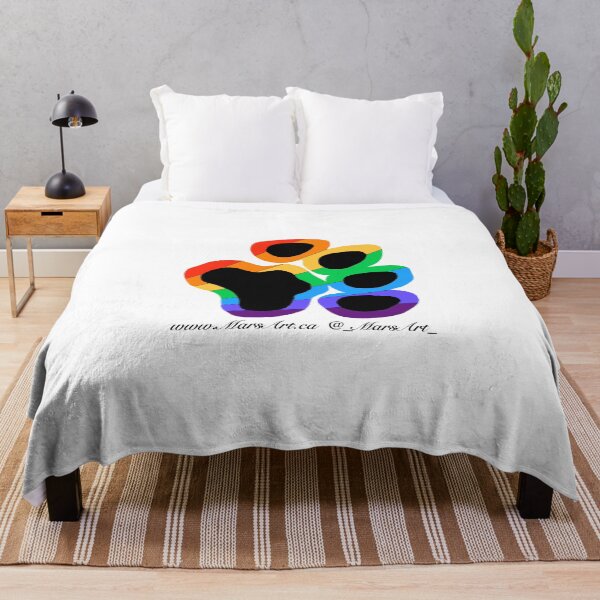 Item preview, Rainbow Pride Paw 2 designed and sold by MarsArtM.