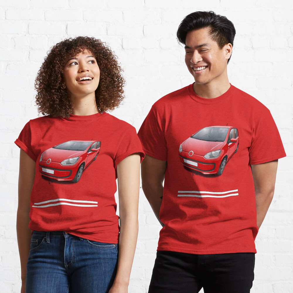 German City Car - Red Classic T-Shirt