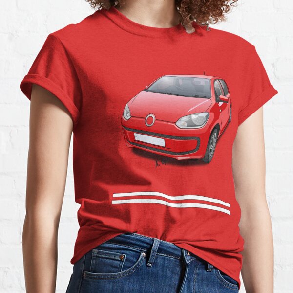 German City Car - Red Classic T-Shirt