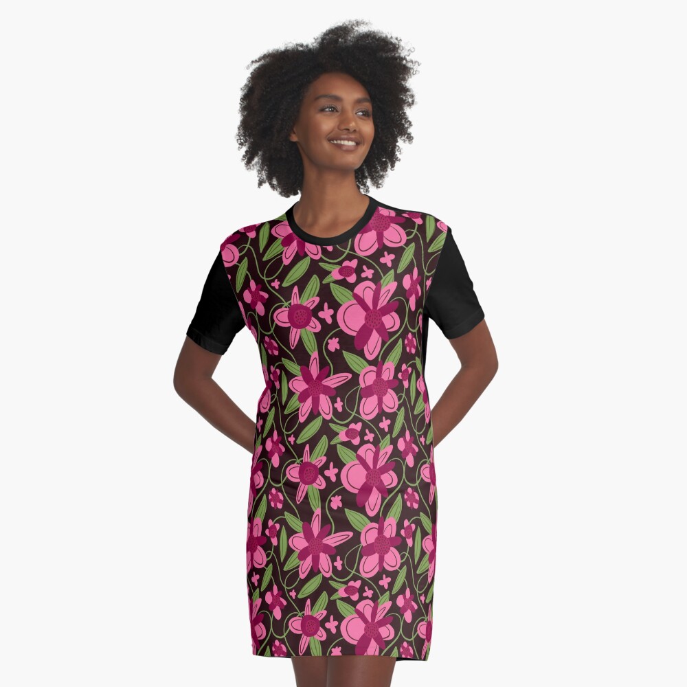 Item preview, Graphic T-Shirt Dress designed and sold by LilyBurgess.