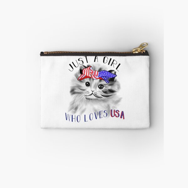 Item preview, Just A Girl Who Loves USA designed and sold by Dutlu.