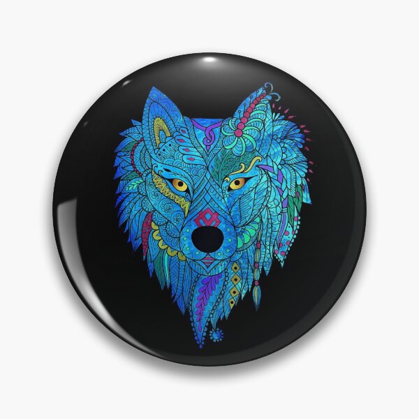 Item preview, Wolf Mandala designed and sold by GACreative63.